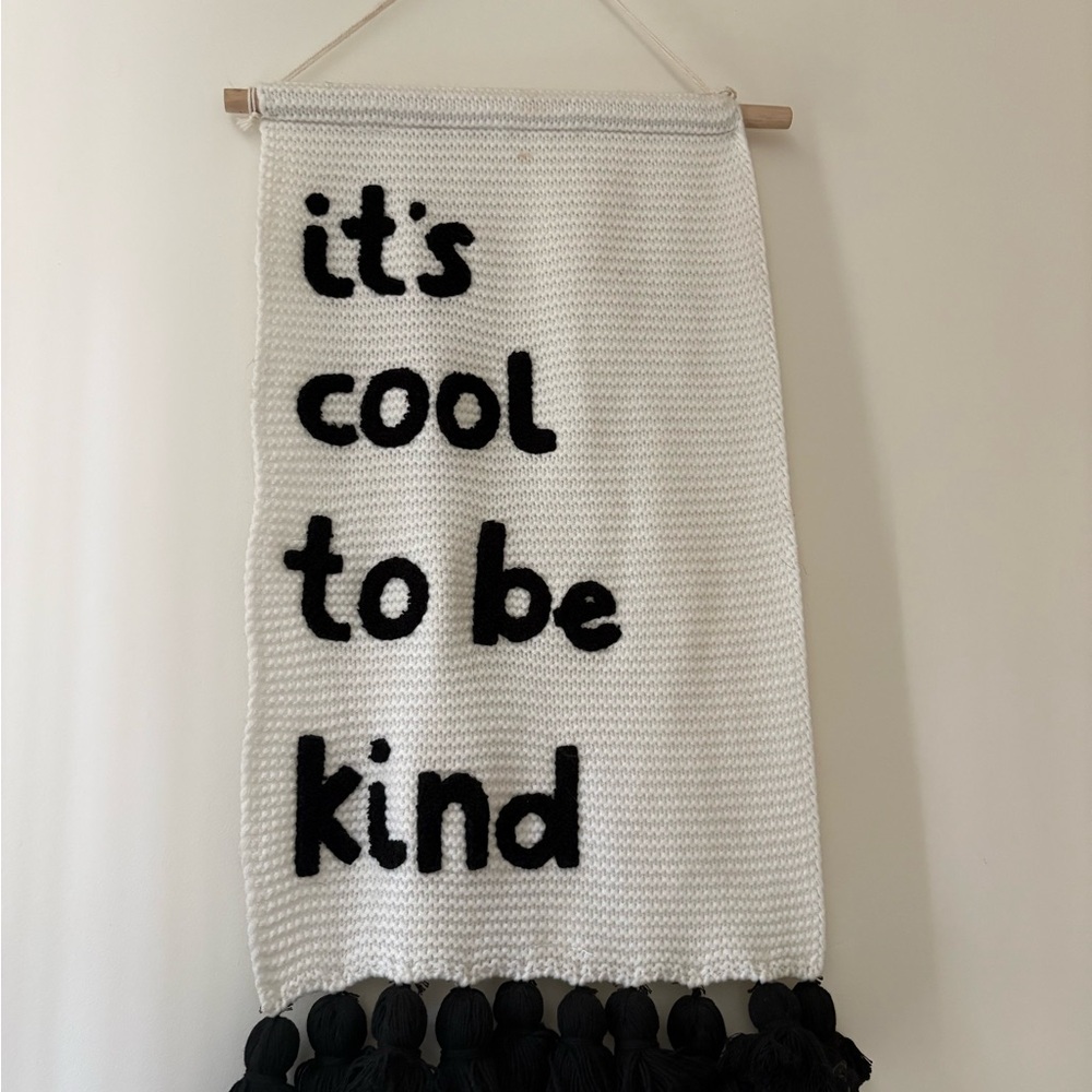 Black and White Wall Hanging
